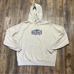 Ghanda Co. Adult Ocean State Cream Rocky Hoodie Unisex Size Small